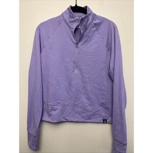 Alpine design women's quarter zip sweater, XS, purple NWT